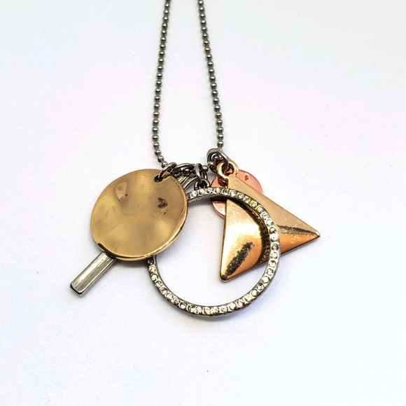 American Eagle Geometric Long Pendant Necklace